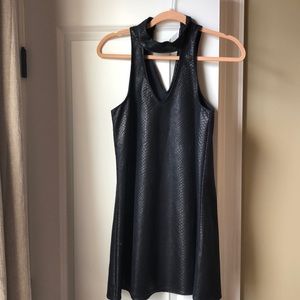 Faux Leather croc dress